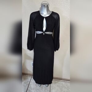 Forever 21 Black Long Sleeve Dress